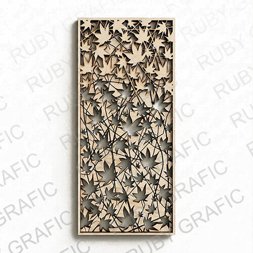 طرح وکتور دو بعدی برگ چنار برگ پاییزی